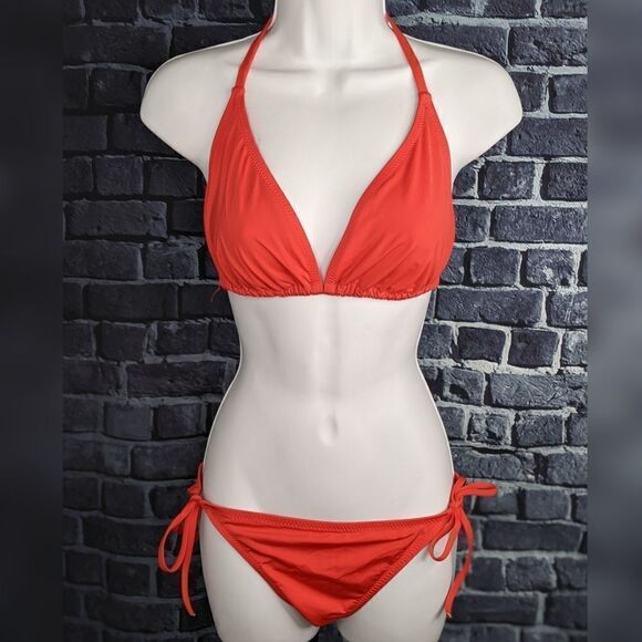 BECCA® by Rebecca Virtue Color Code Triangle Bikini Top & Color Code Tie… - Picture 2 of 7